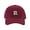 Red, variant on Classic Baseball Cap for Adults, Embroidered 'R', Polyester Fiber, 56-58cm Head Circumference
