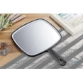 thumbnail image 2 of Hand Mirror, Extra Large Black Handheld Mirror With Handle, 9" W X 12.4" L 26s, 2 of 4