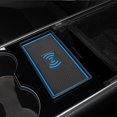 thumbnail image 4 of BUYISI Durable Non-Slip Siliconepad Car Accessories For Tesla Model 3 Y Non-Slip Phone Pad Anti-Slip Mat Blue/Red/White Blue, 4 of 5