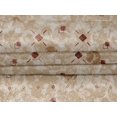 thumbnail image 4 of oneOone Velvet Light Brown Fabric Geometric Sewing Craft Projects Fabric Prints By Yard 58 Inch Wide, 4 of 5