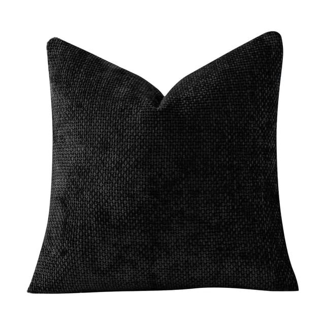 Velvet Pillow Autumn And Winter Solid Color Living Room Sofa Cushion Study Bedroom Pillowcase