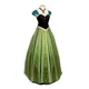 thumbnail image 3 of Disfraces de cosplay de Anna, película Frozen, princesa Anime, mujer, mujer, vestido adulto, ropa, collar, traje, fiesta de carnaval, 3 of 5