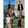 thumbnail image 6 of Wrong Duck 3 Pack Men’s Compression Shirt Slimming Body Shaper Tank Top, Tummy Control Workout Vest for Gym, Running, Training, 6 of 7