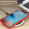 thumbnail image 4 of TORUBIA For iPhone 11 Pro 5.8 Inch Back Case Slim Fit Soft TPU Phone Case Built-in Velvet Material Anti-Scratch Protective Cover,Full Body Protection Liquid Silicone Red, 4 of 8