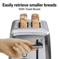 thumbnail image 6 of Hamilton Beach 2-Slice Toaster with Extra-Wide Slots, Toast Boost, Removable Crumb Tray, Stainless Steel, 6 of 9