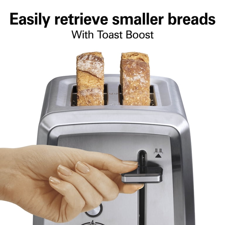Hamilton Beach 2 Slice Toaster, Extra-Wide Slots for Bread, Bagel