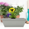 thumbnail image 2 of 4pcs Window Box Planter Vegetable Flower Planter Box Rectangular Flower Pot Window Vegetable Growing Container, 2 of 9