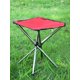 thumbnail image 5 of (Rojo - L)Taburete plegable para acampar, pescar, asiento, trípode plegable, pequeño, ligero, portátil, telescópico, taburete para senderismo, viajes, playa, barbacoa, 5 of 5