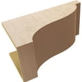 thumbnail image 6 of 12"W x 24"D x 12"H Wide Garner Rough Cedar Woodgrain TimberThane Corbel, Primed Tan, 6 of 6