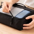 thumbnail image 4 of 8-Piece Travel Packing Cubes Set, Lightweight Luggage Organizer Bags for Suitcase, Compression Storage Pouches for Clothes, Ideal for Vacation and Holiday Gifts, 1Pack Black, 4 of 4