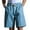 Light Blue, variant on cfhntfmh Lounge Shorts for Men Casual Summer Elastic High Waisted Baggy Half Pants Loose Comfy Wide Leg Beach Vacation Shorts