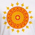 thumbnail image 3 of CafePress - Sun Chakra Fitted T Shirt - Fitted T-Shirt, Vintage Fit Soft Cotton Tee, 3 of 4