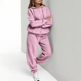 thumbnail image 5 of BILIKEYU Women's Two Piece Casual Jogger Sweatsuit, Womens Tops, Sweatsuits For Women, Long Sleeve Shirts For Women, 5 of 6