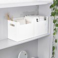 thumbnail image 4 of Home Office Organizing Basket Storage Rack Organizer Box with Handle for Desk, 4 of 5