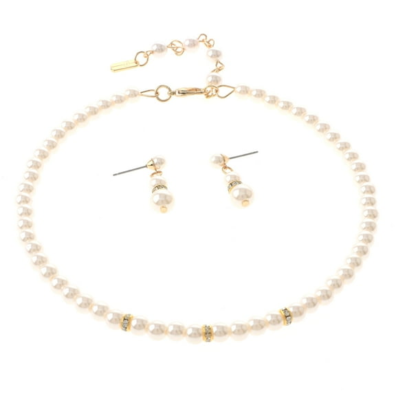 Synthetic Pearl Choker Set