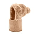 thumbnail image 5 of Angala Winter Thermal Scarf Hat For Outdoor Activities Fleece Lined Cold Weather Face Windproof Ear Warmers Cozy Stylish Basic Scarf Hat & Gloves, 5 of 5