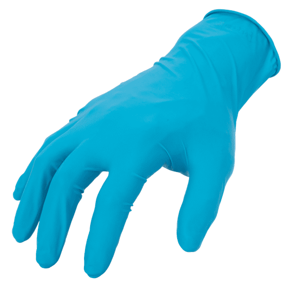 212 Performance Disposable 8mil Blue Nitrile Gloves LG (100-Count) NTG8-03-010
