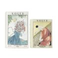 thumbnail image 4 of American Art Decor Vintage Vogue Magazine Ceramic Book Vase Set, 2pc Tabletop Vases for Bibliophiles & Fashionistas - Bookish Flower Vase for Book Lovers, Storage Organizer, Fall Decor Gifts, 4 of 9