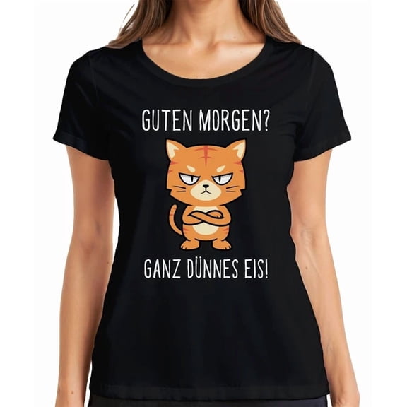Good Morning Very Thin Ice Cream Grumpy Cat Morning Grumpy Saying Shirt