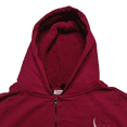 thumbnail image 5 of Mighty Fine La Lune Burgundy Junior Women's Cropped Zip Up Hoodie (Medium), 5 of 5