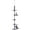 Gray, variant on ZephyPaws 3-Level Tall Cat Tree,89"-101"Floor to Ceiling Cat Tower,Cat Scratching Post for Indoor Kitten,White