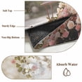 thumbnail image 5 of Spring Rose Area Rugs 4x6 ft Pastoral Romantic Plant Washable Rug Non Slip Indoor Carpet Absorbent Floor Mat for Living Room Bedroom Dining Room, 5 of 9