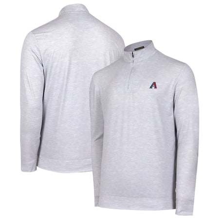 Men s Gray Arizona Diamondbacks Sublime Tri-Blend Quarter-Zip Jacket