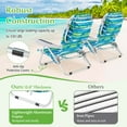 thumbnail image 6 of Goplus 1 PCS Folding Beach Chair Adult Lightweight Aluminum Camping Chair with Storage Bag, 6 of 10