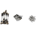 thumbnail image 1 of Upgrade Replacement Part Metal Suspension Toe Link Tie Rod Set for WPL 1/16 C14 C24 RC Car Parts, 1 of 5