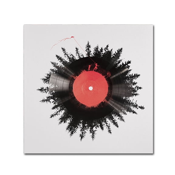 Trademark Fine Art 'The Vinyl Of My Life' Canvas Art by Robert Farkas