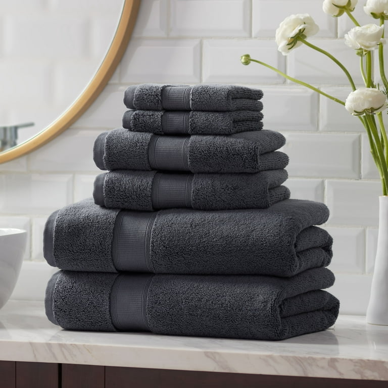 2pcs Hotel Style Patterned Bath Towels Set, New Thickened Adult