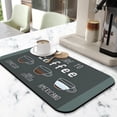 thumbnail image 2 of Professional-Grade 19.5x12in Coffee Bar Mat Super Absorbent, Anti-Slip Silicone - Perfect Coffee Drying Mat for Kitchen Counters, Coffee Pots, Espresso Machines, 2 of 7