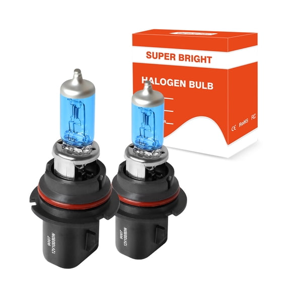 IHNZCB 9007 HB5 Halogen Headlight Bulbs Combo Kit 4200K Warm White High Low Beam Light Super Bright