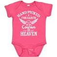 thumbnail image 3 of Inktastic Handpicked for Earth by My Cousin in Heaven with Angel Wings Boys or Girls Baby Bodysuit, 3 of 5