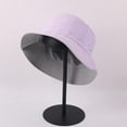 thumbnail image 4 of CoCopeaunts Large Bucket Hat Women Solid Double Sided Wear Basin Hat Summer Wide Brim Men Fisherman Hat Casual All-Match, 4 of 8