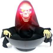 Halloween Skeleton Treat Bowl in Black
