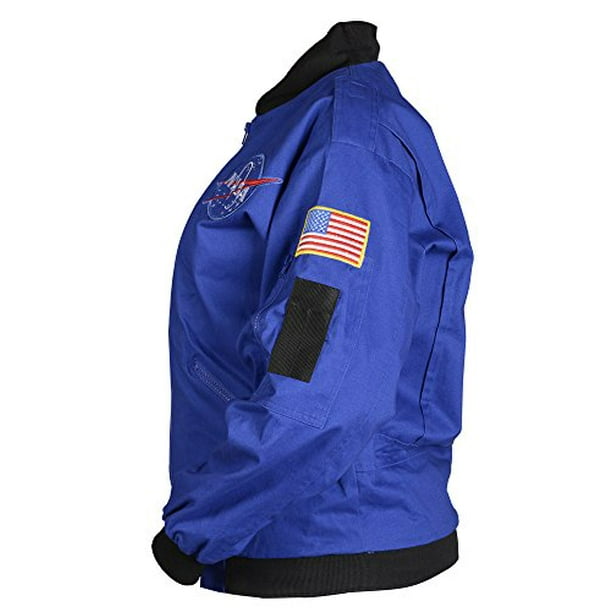 Aeromax Adult NASA Astronaut Flight Jacket X Large Blue