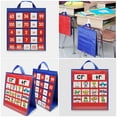 thumbnail image 2 of KALLORY  Blue Teacher Supplies Pocket Chart for Word Recognition, 2 of 7