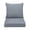 Gray, variant on JP Outdoor 24" x 24" Patio Deep Seat Cushion Set, Outdoor Furniture Chair Cushion, Water Resistant & Fade Resistant,Gray