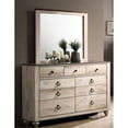 thumbnail image 4 of 4-Piece Bedroom Arrangement | King Bed, Dresser, Mirror & Nightstand | Solid Wood with Classic Molding | Spacious Drawers Solution, 4 of 5