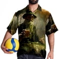 thumbnail image 4 of Saint Patrick's Day Men's Casual Hawaiian Shirts, Printed Button Down Short Sleeve Summer Beach Tops with Spread Collar - Unisex, 4 of 6