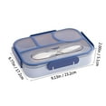 thumbnail image 2 of Pxyqht Compartmentalized Bento Box, Portable Lunch Box, High Appearance Lunch Container, Easy Clean Work Lunch Solution, Ideal for Office and Outdoor Use, 2 of 6