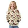 thumbnail image 3 of Xixirimido Dachshund Dog Paws Notes Pattern Kids Hoodies for Boys Girls Zip Up Hoodie Sweatshirt 3D Graphic Long Sleeve Pullover Top with Pocket for Fall Winter Velvet Lining for 12-14 Years, 3 of 8