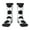3 Black, variant on Soccer Ball Print Kids Socks For Boys Girls,Grip Crew Socks with Non Slip,Lightweight Stretch Crew Socks,Toddlers Crew Boot Socks