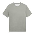 thumbnail image 4 of Elegant Solid Crewneck Short Sleeve T Shirt for – Everyday Comfort Top with Soft Knit and Classic Fit Long Sleeve Layering Tops for Women's Graphic Womens Compression Shirt Neck Tops, 4 of 4