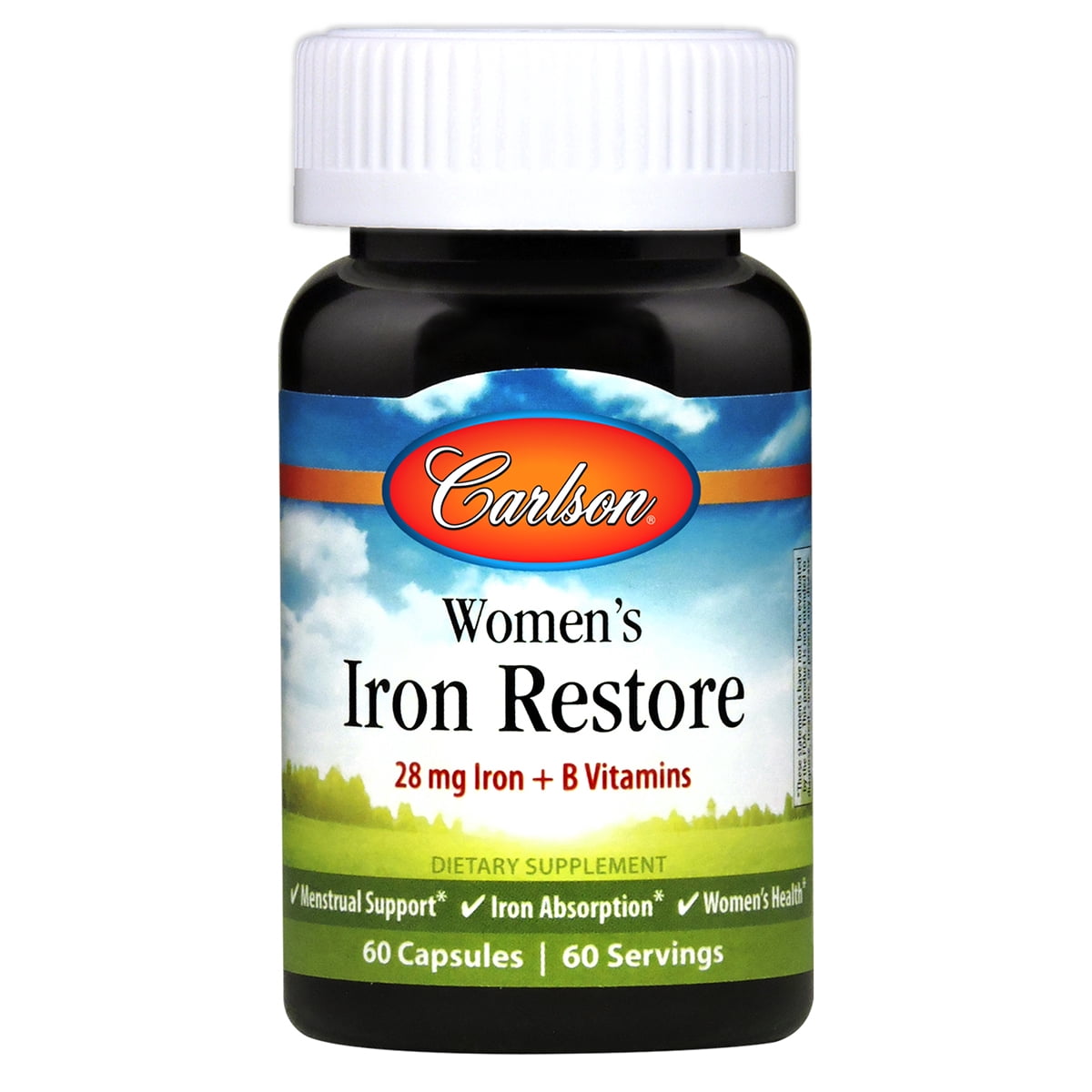 Carlson Labs Women s Iron Restore 60 Capsules - Walmart.com