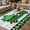 Green Grey, variant on St. Patrick's Day Outdoor Rug for Patio/Deck/Porch, Non-Slip Large Area Rug 3 x 5 Ft, Spring Green Lucky Grass Truck Plaid Indoor Outdoor Rugs Washable Area Rugs, Reversible Camping Rug Carpet Runner