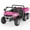Pink, variant on 24V 2-Seater Ride On Dump Truck for Kids - 4WD 6-Wheel Electric Car with Parent Remote Control, Bluetooth Music & Dump Bed