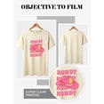thumbnail image 6 of STARVNC Women Hat Graphic Letter Print Crew Neck Short Sleeve Oversize T-Shirt, 6 of 7