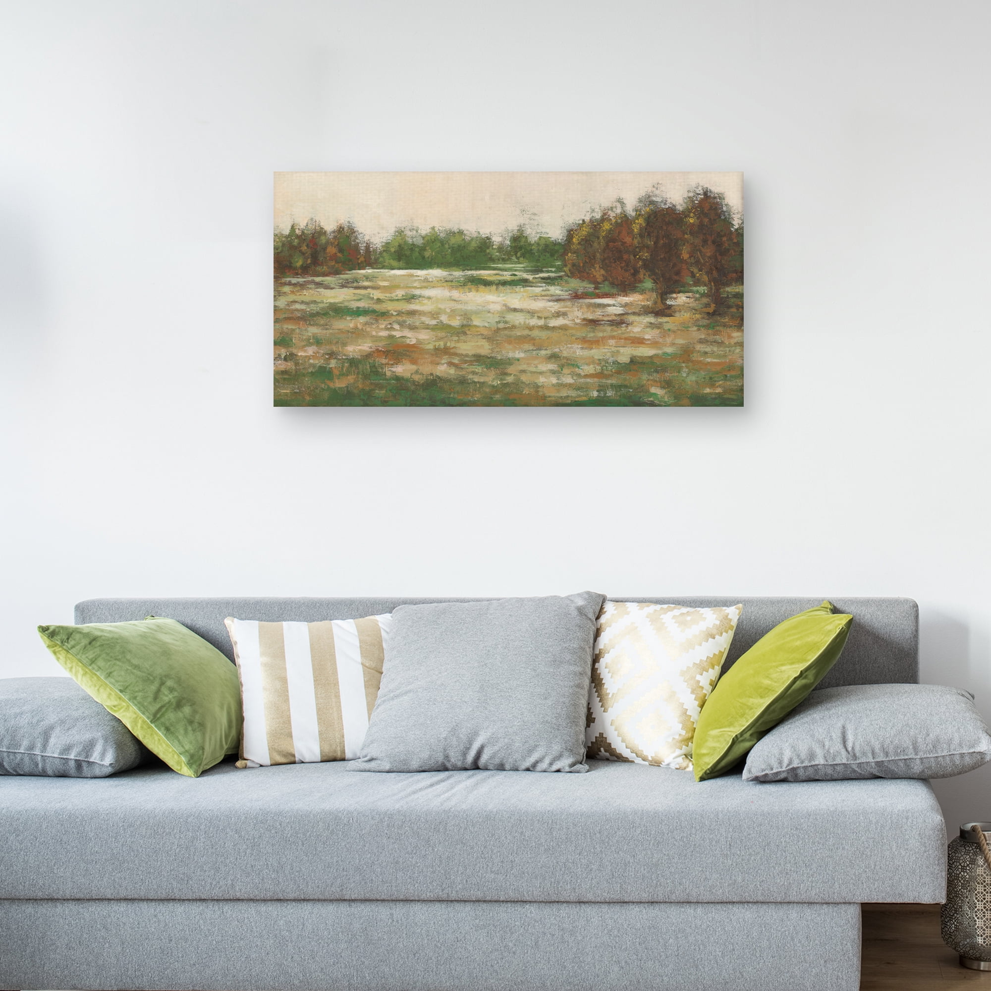 Sage Landscape by Willowbrook Fine Art Canvas Art Print